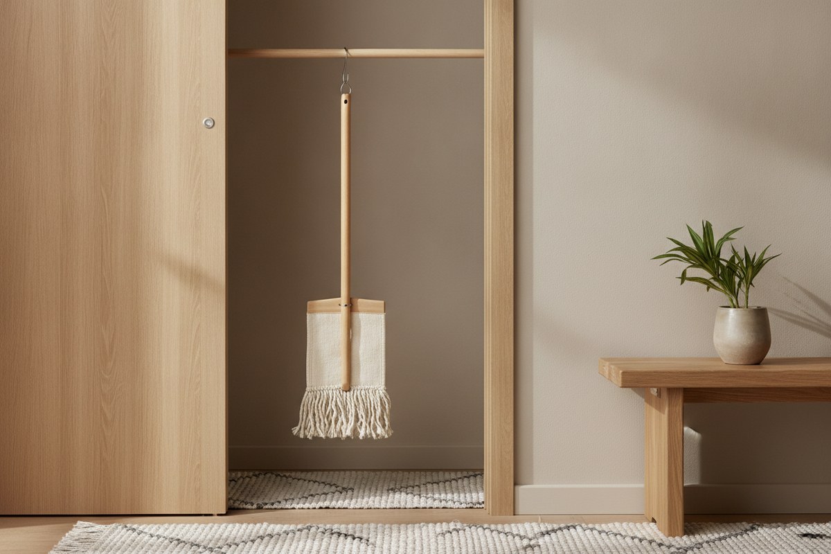 一人暮らしの狭い部屋でも掃除道具をすっきり隠せる収納術8選