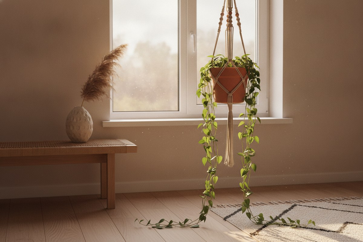 狭い部屋でも映える観葉植物の飾り方DIY術アイデア10選