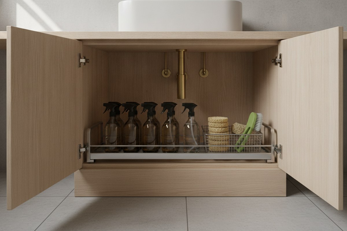 一人暮らしの狭い部屋でも掃除道具をすっきり隠せる収納術8選