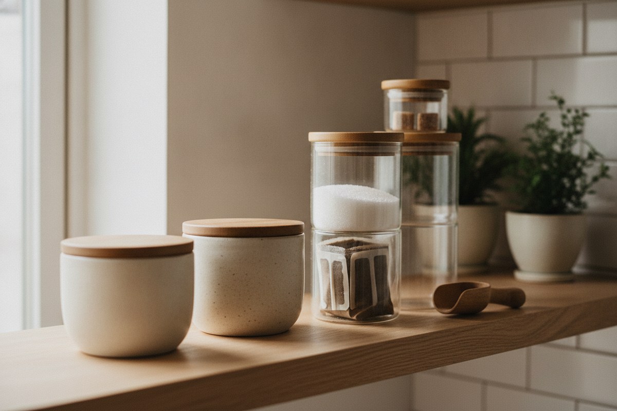 賃貸の狭いキッチンでも作れるカフェコーナー収納アイデア8選
