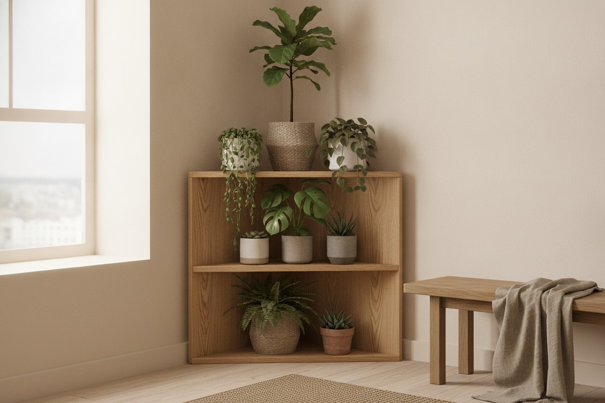 狭い部屋でも映える観葉植物の飾り方DIY術アイデア10選