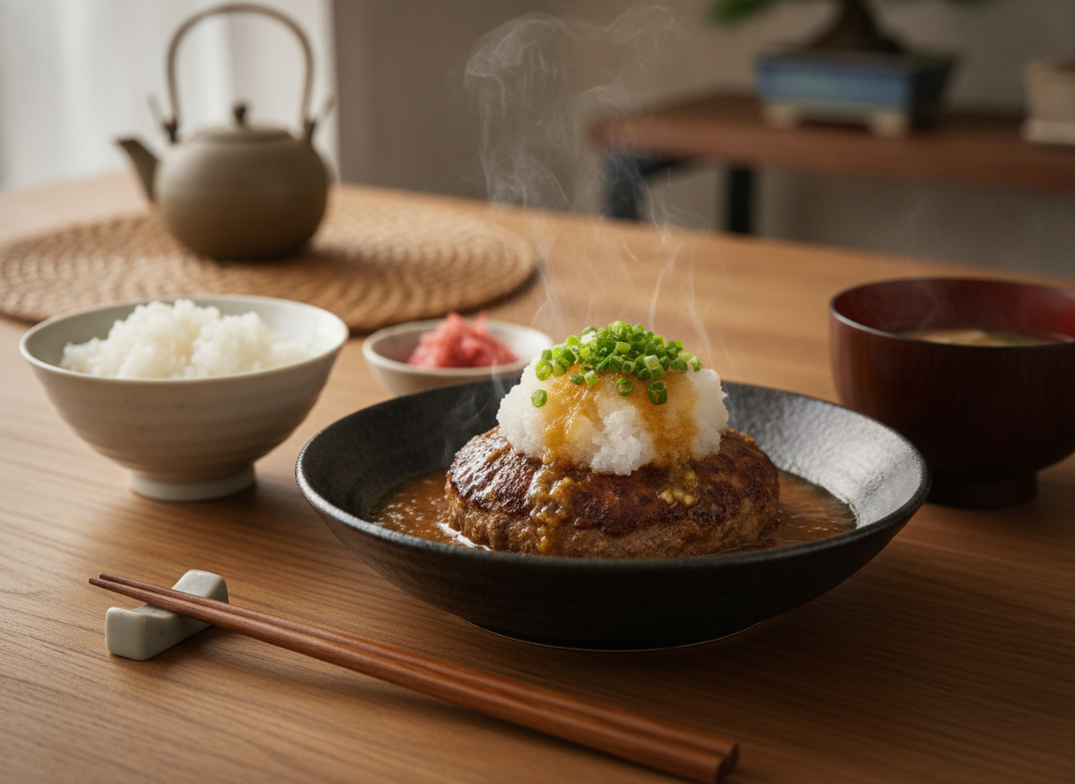 おろしポン酢ハンバーグ