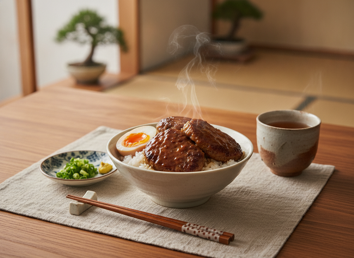 ハンバーグ丼