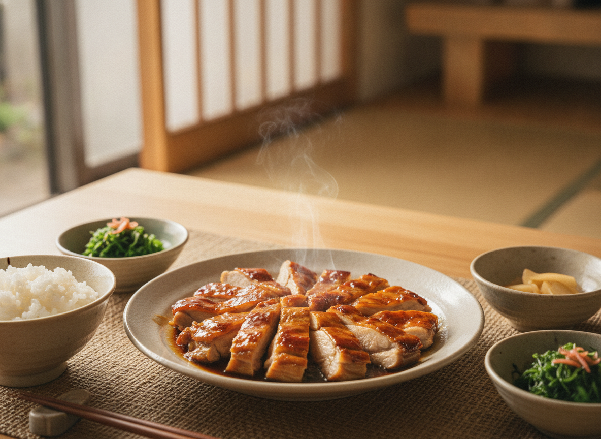 鶏もも肉の照り焼き