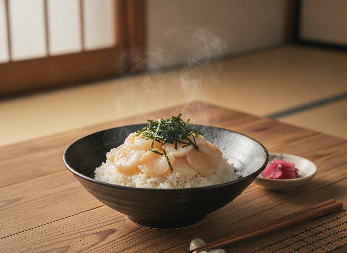 ホタテの海鮮丼
