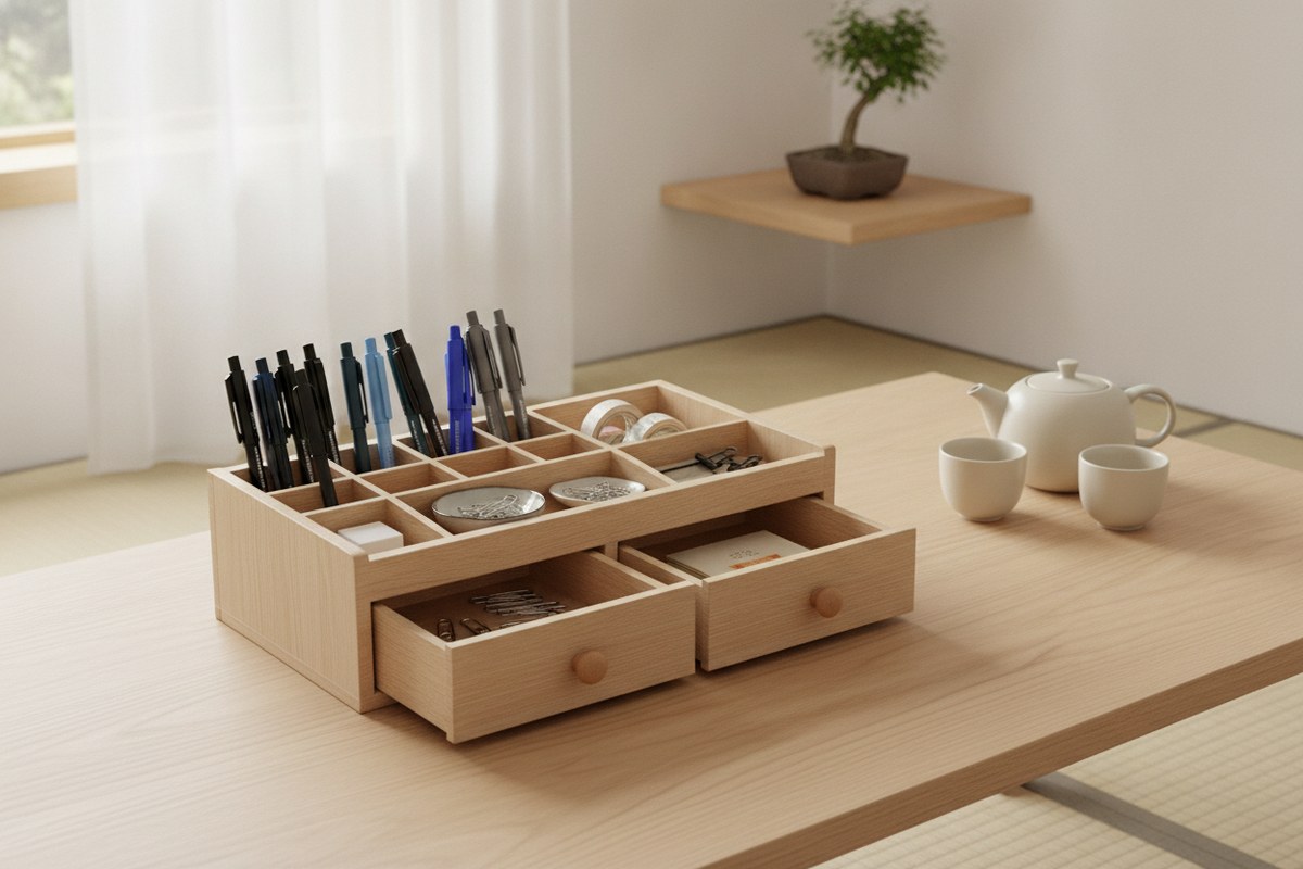 一人暮らしの狭い部屋でもできるミニマルデスク周り収納術8選