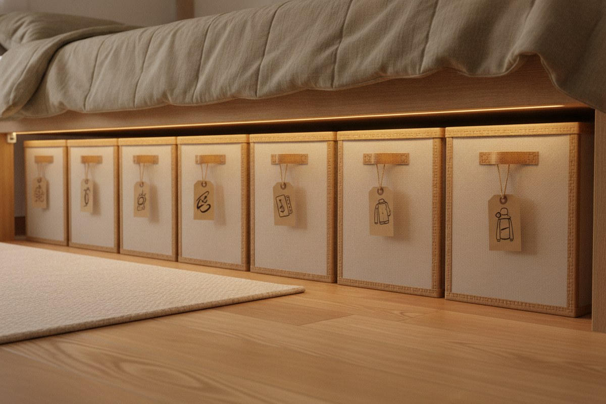 ベッド下収納アイデア8選!狭い部屋でも驚くほど片付く